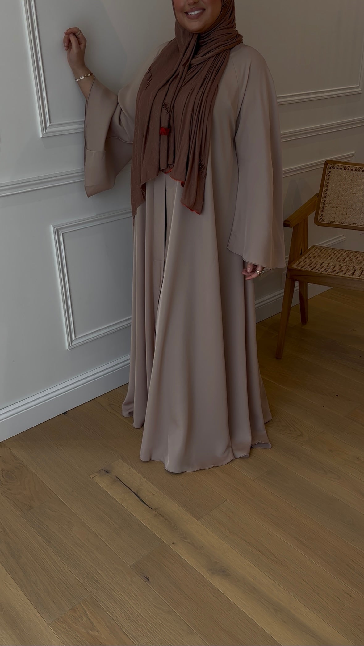 ABAYA CLOCHE NUDE