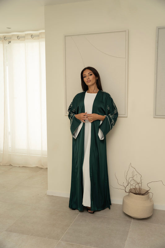 ABAYA 2PCS NAJM VERT BOUTEILLE