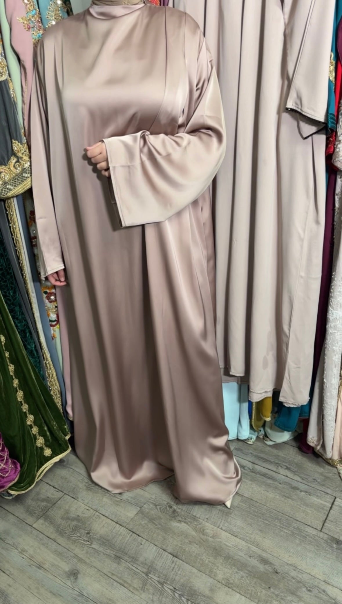 ROBE SAQIL ROSE POUDRÉE