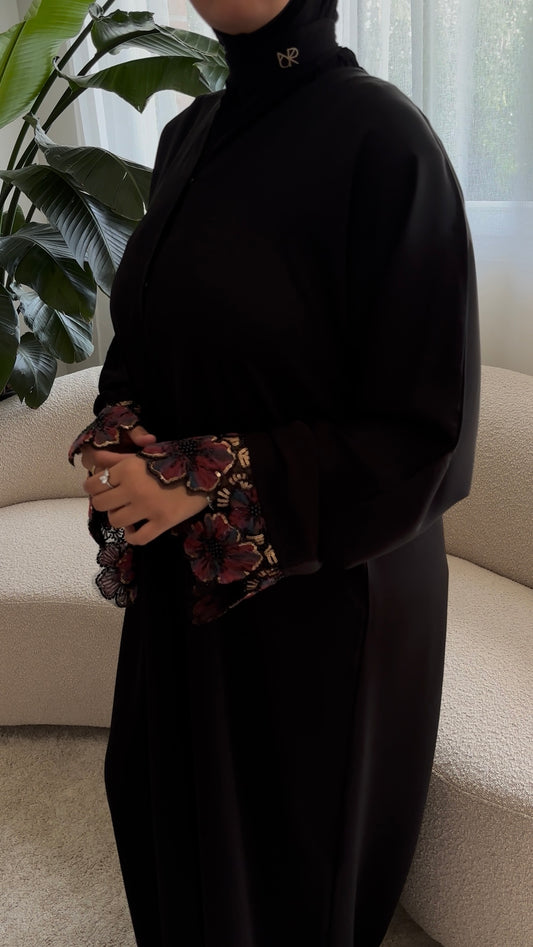ABAYA FLORA PINK