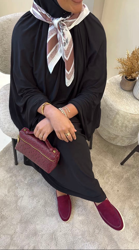 ABAYA + KHIMAR NOIR