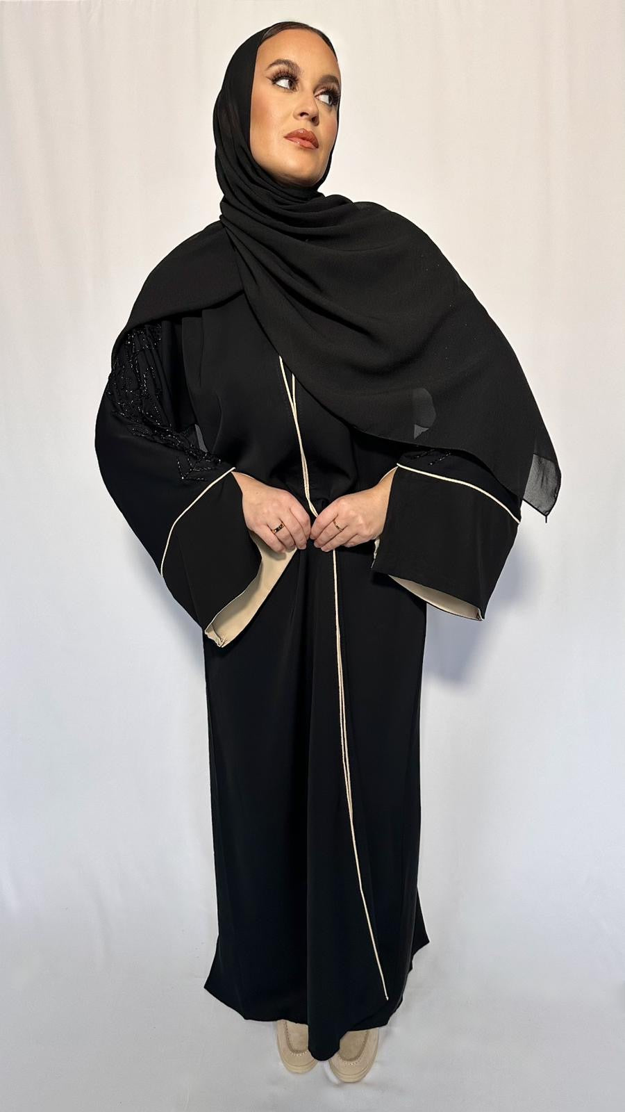 ABAYA RAFAHIA BEIGE