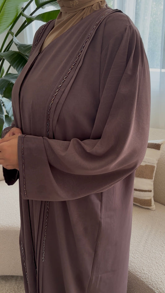 ABAYA MARBRE PURPLE