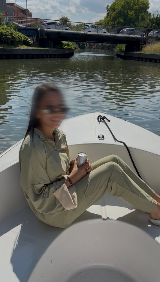 BURKINI VERT D’EAU/BEIGE