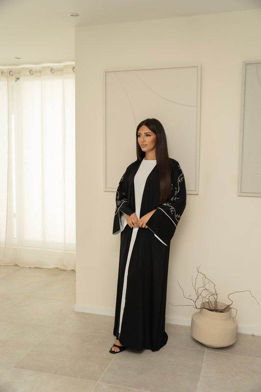 ABAYA 2PCS NAJM NOIR