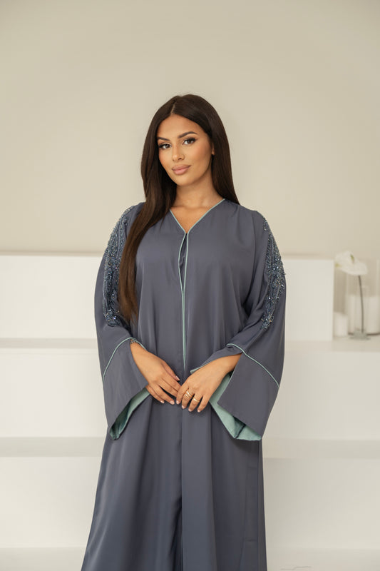 ABAYA TESNIM BLEU/BLEU