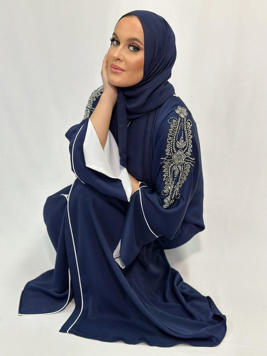 ABAYA MAWSIM BLEU