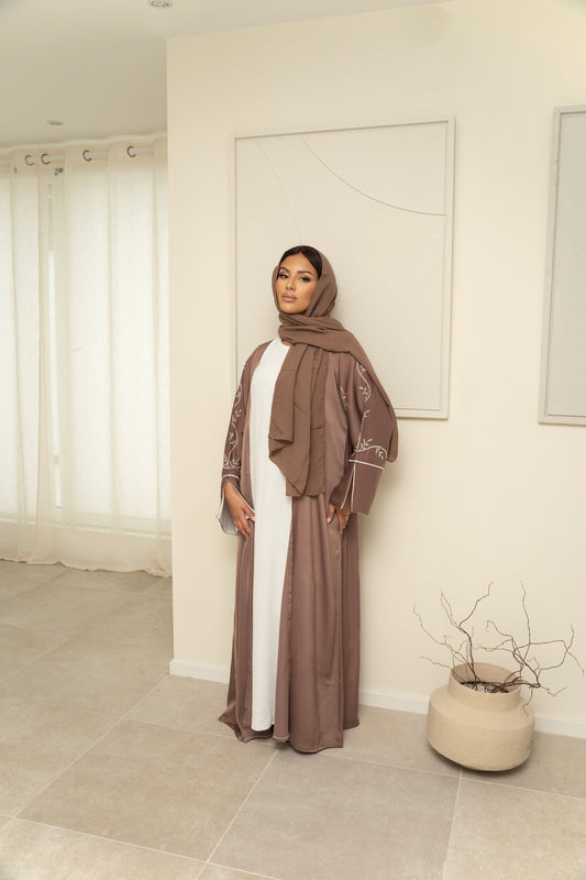 ABAYA 2PCS NAJM NUDE