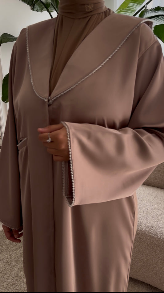 SATIN BLAZER NUDE